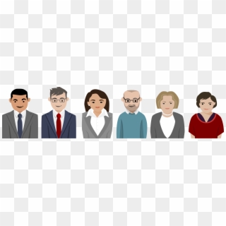 This Free Icons Png Design Of Working Team Characters, Transparent Png