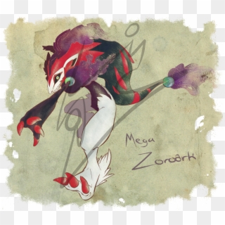 My Design For A Mega Zoroark, Being Dark/ghost-types, HD Png Download