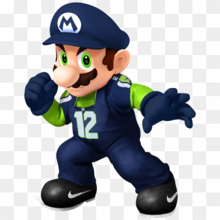 Seattle Seahawks Super Mario By Zerjer97-d7xyfny Seahawks, HD Png Download