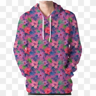 Vaporwave Flower Sweater, HD Png Download