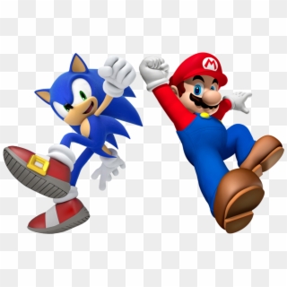 *press A* ~ The Music Of The Sonic And Mario Rivalry - Sonic The Hedgehog And Super Mario, HD Png Download