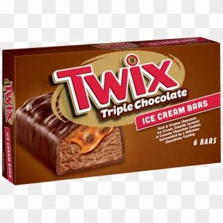 Twix Triple Chocolate Ice Cream Pack - Twix Ice Cream Bar, HD Png Download