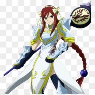 Erza Scarlet From Fairy Tail Photo - Erza Scarlet Lightning Empress Armor, HD Png Download