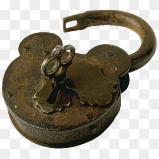 Antique Lock With Key By Eveyd Pluspng - Old Lock And Keys, Transparent Png