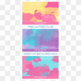 Watercolor Backgrounds - Poster, HD Png Download