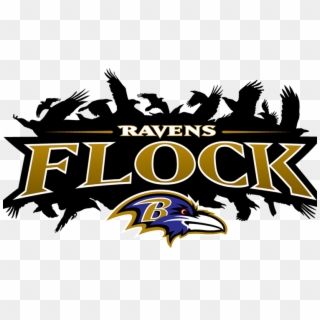 752 X 440 8 - Baltimore Ravens Flock, HD Png Download