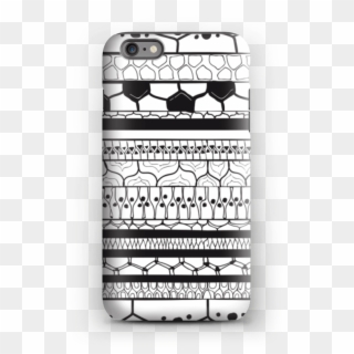 Black Stripes Case Iphone 6s Plus Tough - Doodle, HD Png Download