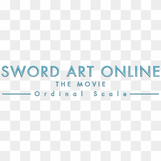 Sword Art Online The Movie - Sword Art Online Ordinal Scale Logo Png, Transparent Png