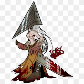 Roblox Pyramid Head Pyramid Head Silent Hill 2 Artwork By Lily Chaos Hd Png Download