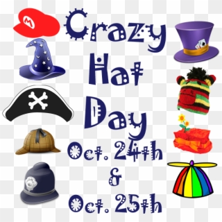 Crazy Hat Day - Crazy Hat Day Clip Art, HD Png Download