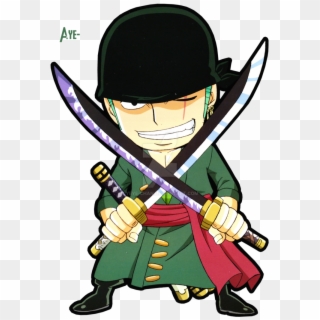 Zoro Chibi Png - Zoro One Piece Chibi Png, Transparent Png