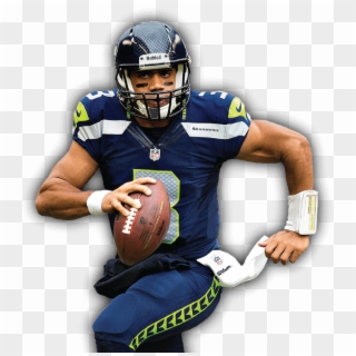 Russell Wilson Png - Russell Wilson In Home Uniform, Transparent Png