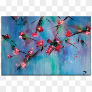 Cherry Blossoms - Modern Art, HD Png Download