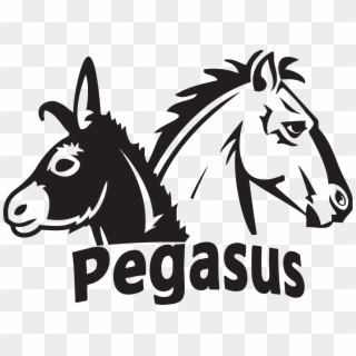 Pegasus Society - Donkey Pegasus, HD Png Download