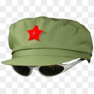 Vintage Radicalleft Hat Sunglasses Mao Chinese Revoluti - Mao Cap, HD Png Download