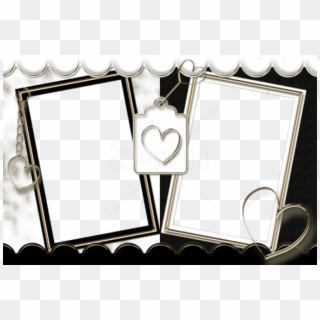 Free Png Best Stock Photos Double Transparent Frame - Love Double Photo Frame, Png Download