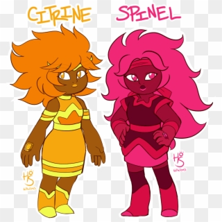 The Two Gems That Make Up My Gemsona Ruby - Cartoon, HD Png Download