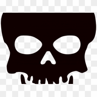 Skeleton Head Clipart Spooky Skeleton - Transparent Transparent Background Skull Png, Png Download