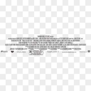 Movie Poster Credits Template Discussion Movie Credit - Hollywood Film Poster Text Closing Credits, HD Png Download