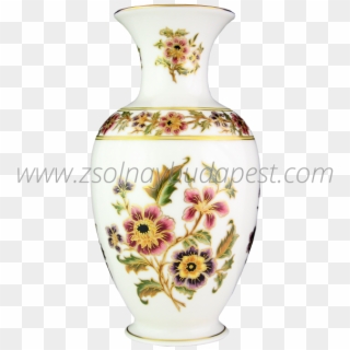 Flower Vase With 18k Gold - Vase, HD Png Download