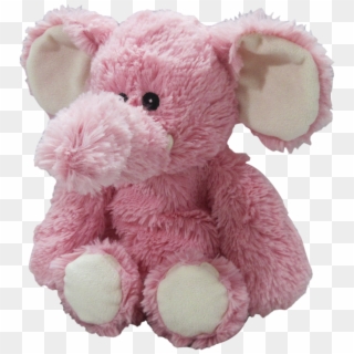 Warmies® Cozy Plush Pink Elephant - Stuffed Toy, HD Png Download