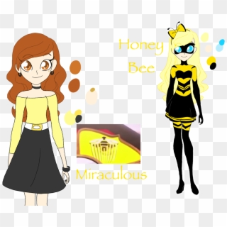 Here Is The New Queen Bee , Named Honey Bee ( I - Miraculous Ladybug Bee Kwami Name, HD Png Download