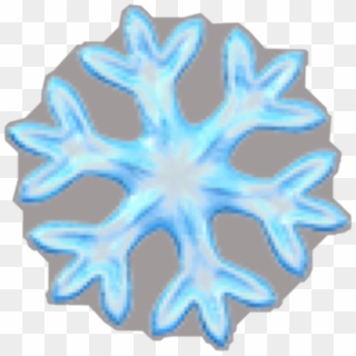 #snow #snowflake #emoji #schneeflocke #blue #freetoedit - Stencil, HD Png Download