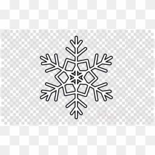 Snowflake Outline Clipart Snowflake - Shopping Cart With Transparent Background, HD Png Download