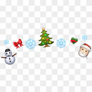 Christmascrown Christmas Emojis Santa Snowman Snowflake, HD Png Download