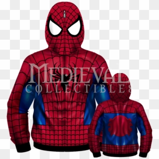 Sublimated Spider Man Suit Zip Up Hoodie - Che Guevara T Shirt, HD Png Download
