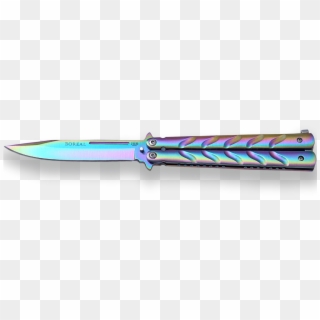 Butterfly Knife Jkr Boreal Stainless Steel 10 Cm Blade - Coltello A Farfalla Militare, HD Png Download