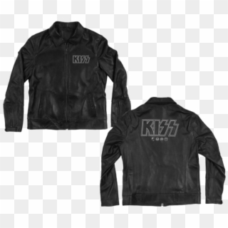 Kiss Authentic Leather Jacket - Leather Jacket, HD Png Download