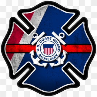 Coast Guard Firefighter - Us Coast Guard Auxiliary, HD Png Download