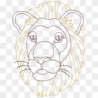 This Free Icons Png Design Of Lions Head - Illustration, Transparent Png