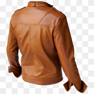 Men's Biker Leather Jacket, Men Brown Leather Jacket,, HD Png Download