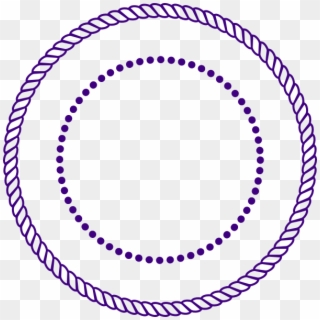 Rope Circle Border Vector, HD Png Download