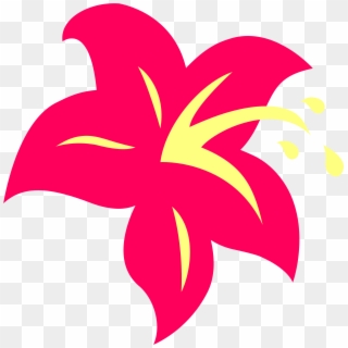 Free Images 2018 Hibiscus Flower Clipart Black And - Mlp Lily Blossom Cutie Mark, HD Png Download