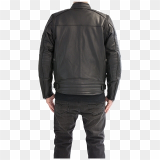 Technical Leather Jacket With Xtm - Leather Jacket, HD Png Download