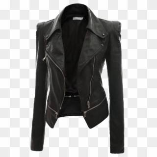 Leather Jacket For Women, HD Png Download