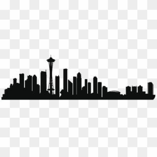 Seattle Sticker - Seattle Skyline Illustration, HD Png Download