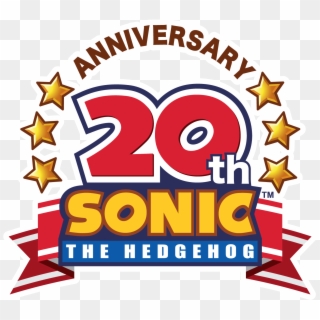 View Original Image - Sonic 20th Anniversary Logo, HD Png Download