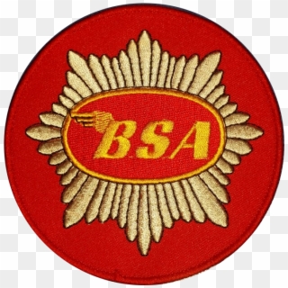 Bsa Gold Star Logo Patch 3-5/8″ Diameter - Motorcycle, HD Png Download
