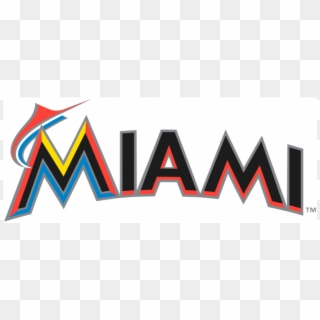 Miami Marlins Logos Iron On Stickers And Peel-off Decals - Miami Marlins Wordmark Logo, HD Png Download