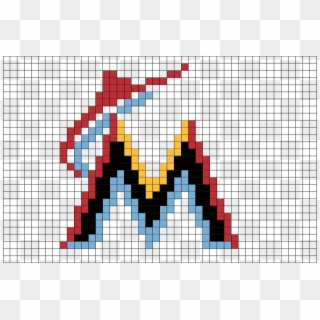 Marlins Logo Pixel Art, HD Png Download