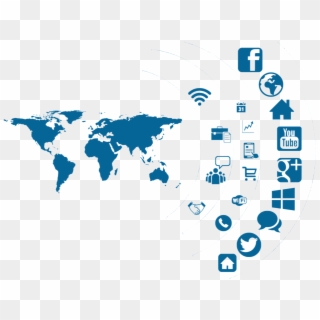 Myspace - Ppt Background For Social Media, HD Png Download