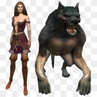 Beauty And The Beast - Witcher Werewolf, HD Png Download