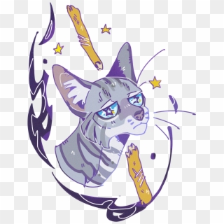 “coloured An Old Jayfeather Doodle ” Warrior Cats Series, - Warriors, HD Png Download