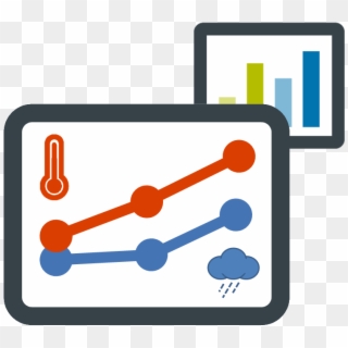 Click A Data Point On The Chart To Display The Corresponding - Climate Data Icon Png, Transparent Png