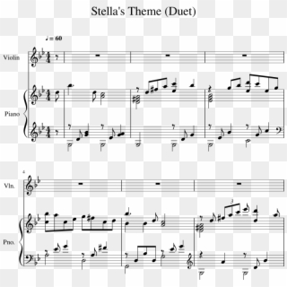 Stella's Theme - Sheet Music, HD Png Download