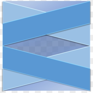 Blue Shades 3d Layers Diagonal 1016697 - Electric Blue, HD Png Download